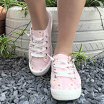 Plastic Lightweight Casual Womens Canvas Shoes