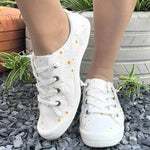 Plastic Lightweight Casual Womens Canvas Shoes