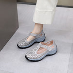 Womens Comfortable Flat Leather Shoes