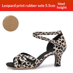 Womens Faux Suede Latin Dance Shoes