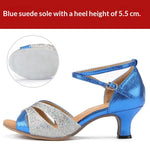 Womens Faux Suede Latin Dance Shoes