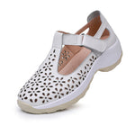 Womens Comfortable Flat Leather Shoes
