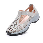 Womens Comfortable Flat Leather Shoes