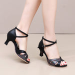 Womens Faux Suede Latin Dance Shoes
